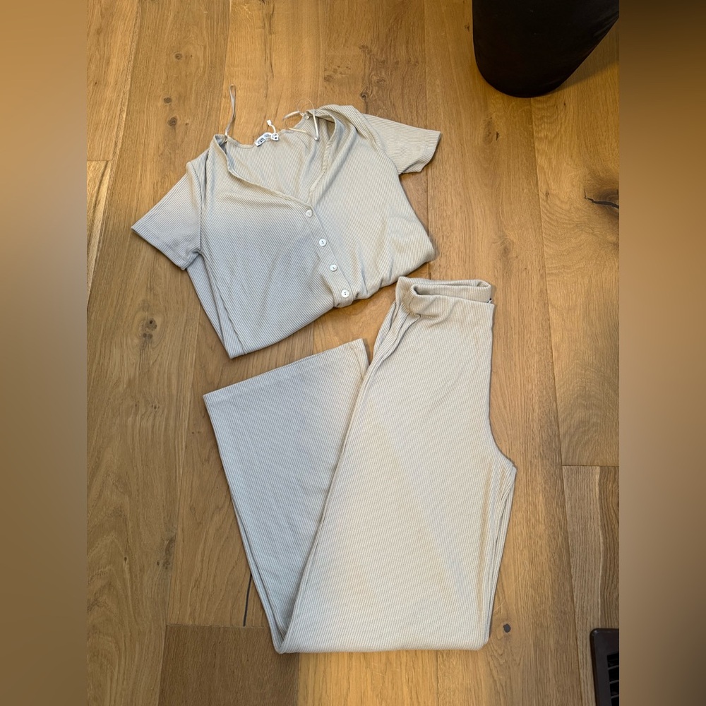 ZARA | Ribbed Knit Set